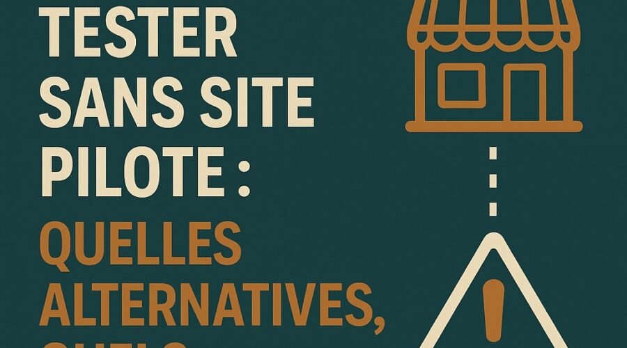 Tester sans site pilote