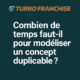 ⏳ Combien de temps faut-il pour modéliser un concept duplicable ? Durée modélisation franchise