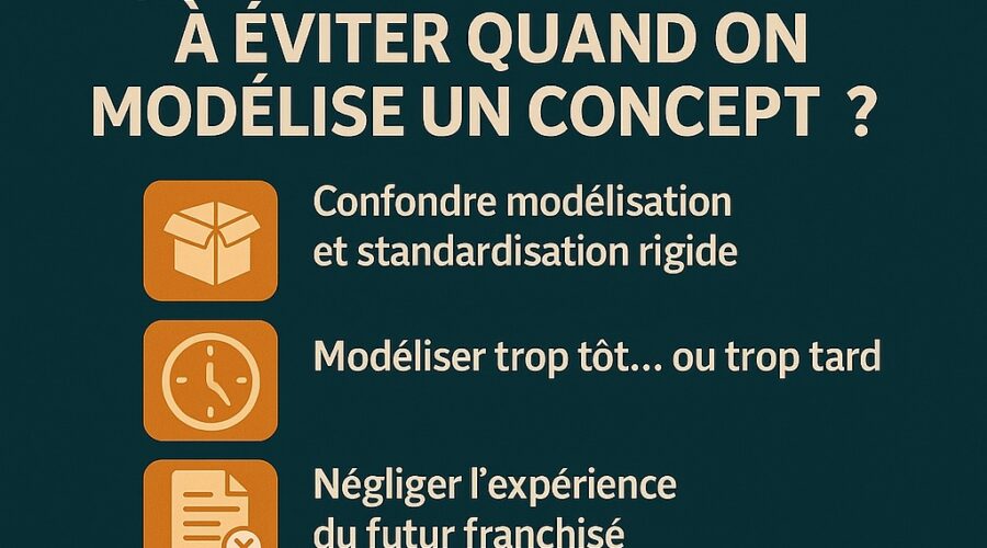 erreurs modélisation franchise