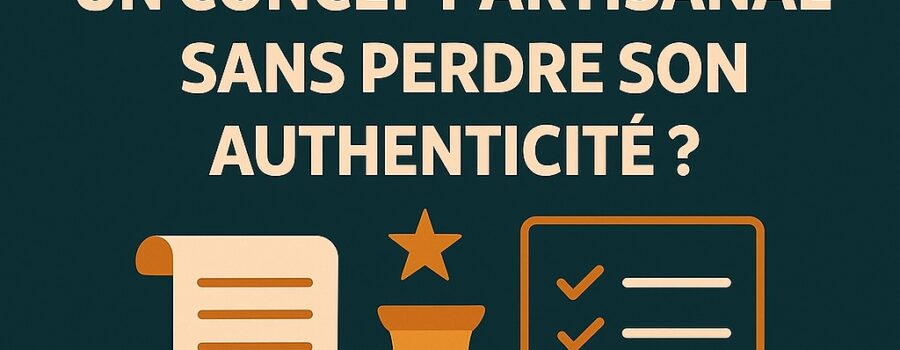 Comment modéliser un concept artisanal sans perdre son authenticité ?
