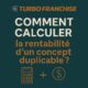 🧮 Business model duplicable ou comment calculer la rentabilité d’un concept duplicable ?