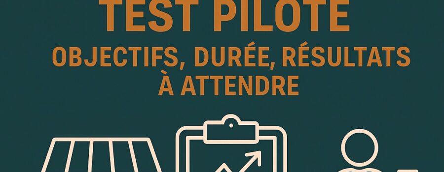 test pilote franchise